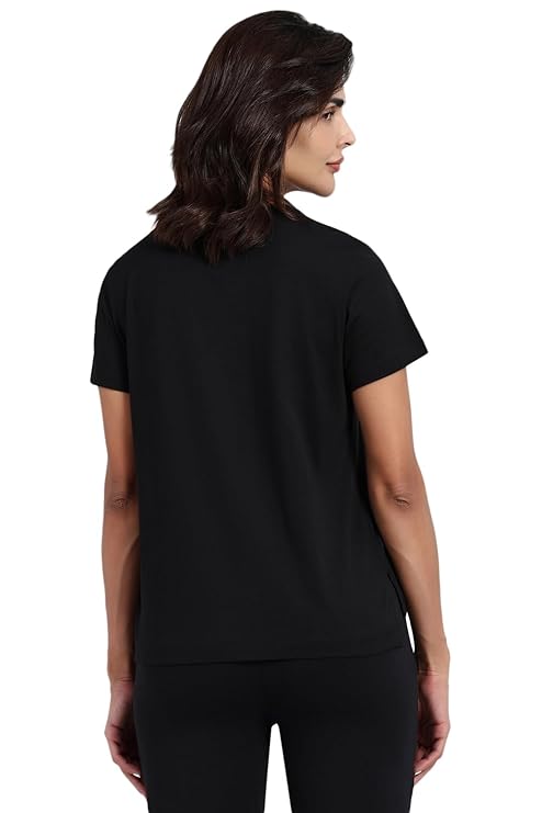 Van Heusen Women Printed Cotton Lounge T Shirt - Relax Fit, Round Neck, Short Sleeve 55432 - Image 18