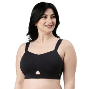 Enamor Cloudsoft Cotton Minimizer Bra - Padded, Wirefree, Full Coverage - A064