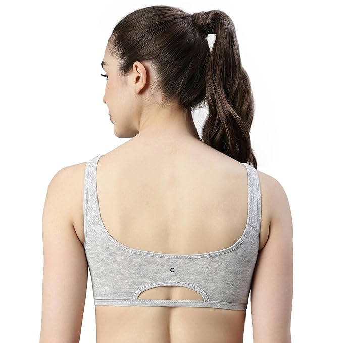 Enamor Low Impact Cotton Sports Bra - Non-Padded • Wirefree -SB06 - Image 14