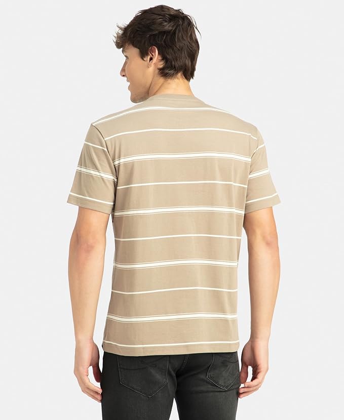 Jockey 2715 Men's Super Combed Cotton Rich Striped Regular Fit Round Neck Half Sleeve T-Shirt - Image 17