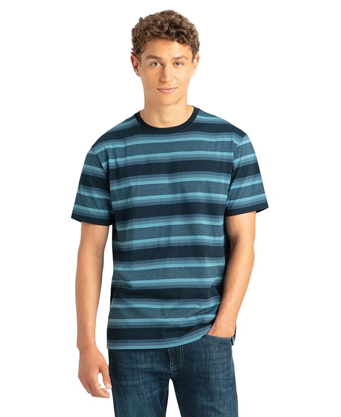 Jockey 2715 Men's Super Combed Cotton Rich Striped Regular Fit Round Neck Half Sleeve T-Shirt - Image 19